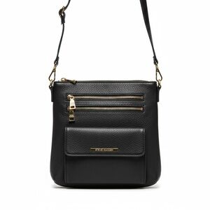 Steve Madden Black Crossbody Bag with Gold Accents